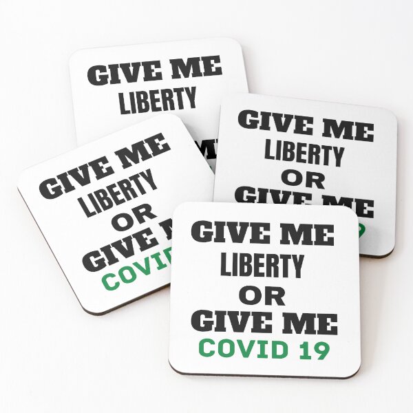Item preview, Give me liberty or give me covid 19 designed and sold by Yasdey Rojas.