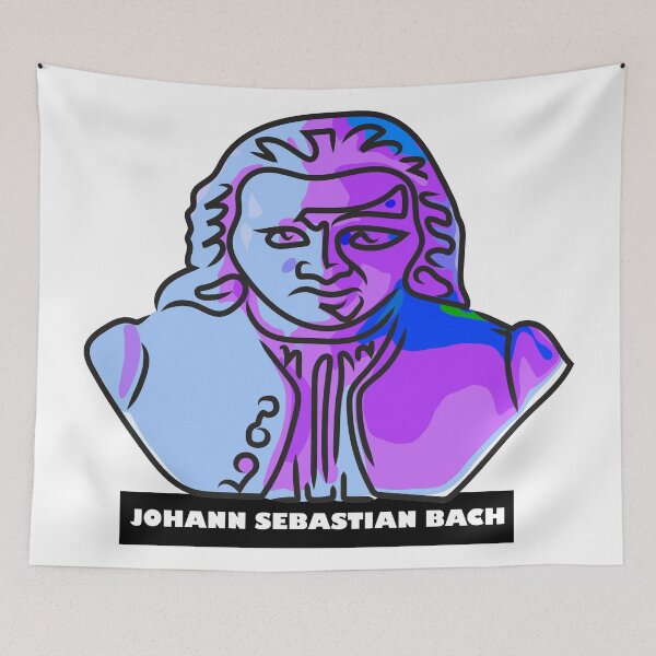 Item preview, Portrait of the composer Bach designed and sold by Xdelacra.