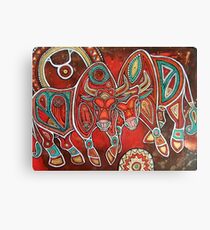 Two Bulls Canvas Print