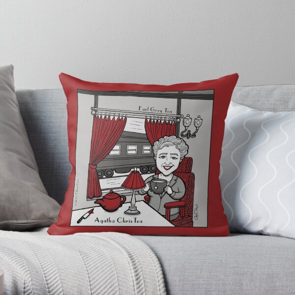 Agatha ChrisTea Coussin