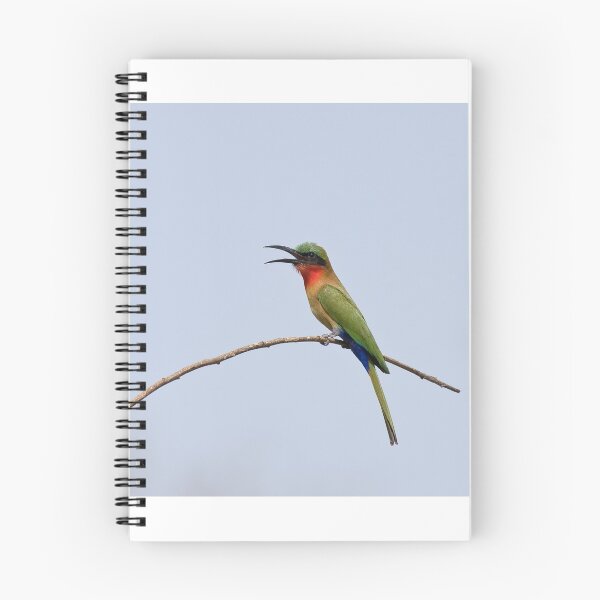 Item preview, Red-throated Bee-eater with bill open designed and sold by Sue Robinson.