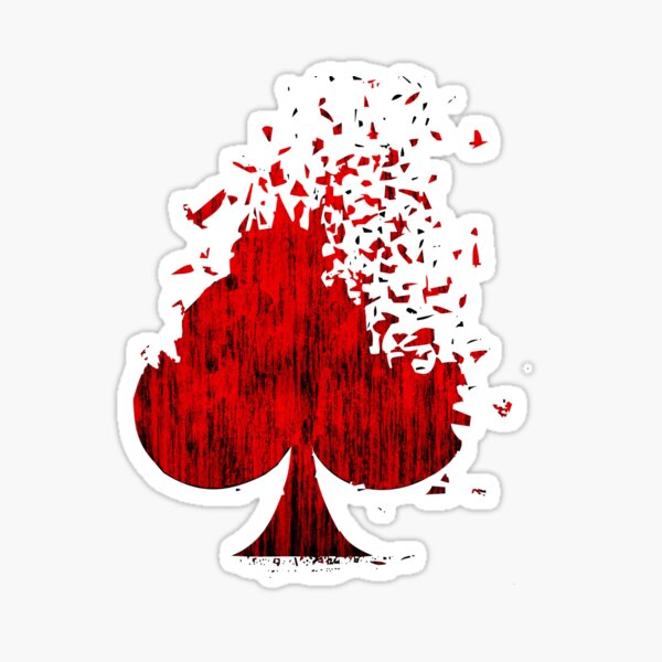 Spades Poker Card Design Artwork 2021 Sticker