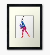 LUKE SKYWALKER STAR WARS WATERCOLOR Framed Print