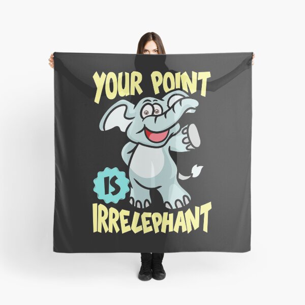 Item preview, Funny Your Point Is Irrelephant Baby Elephant Pun designed and sold by perfectpresents.