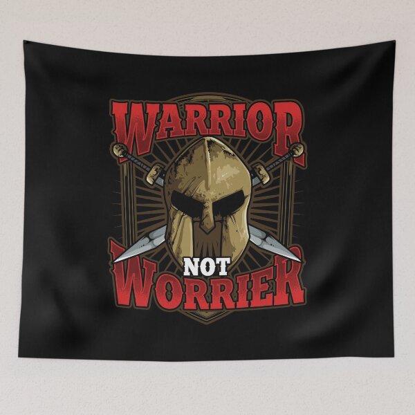 Item preview, Warrior Not A Worrier Inspirational Mindset designed and sold by perfectpresents.