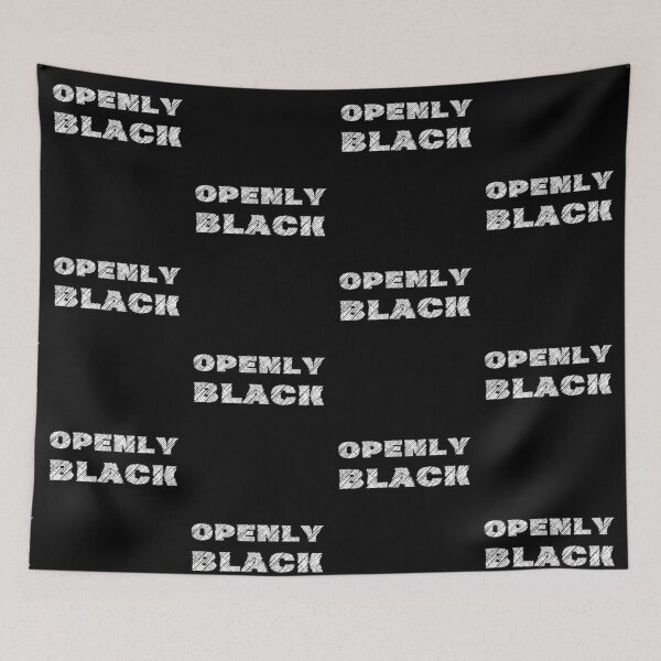 Item preview, Openly Black Text Black Pride designed and sold by IntegrityDesign.