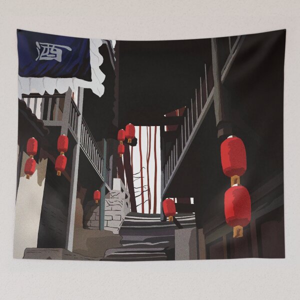 Item preview, Opening Minds Through Art-chinese ancient inn restaurant celebration designed and sold by Bend-The-Trendd.