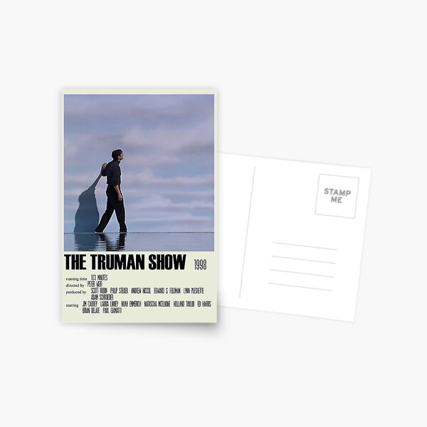 The Truman Show Alternative Poster Art Movie Large (4) Postcard