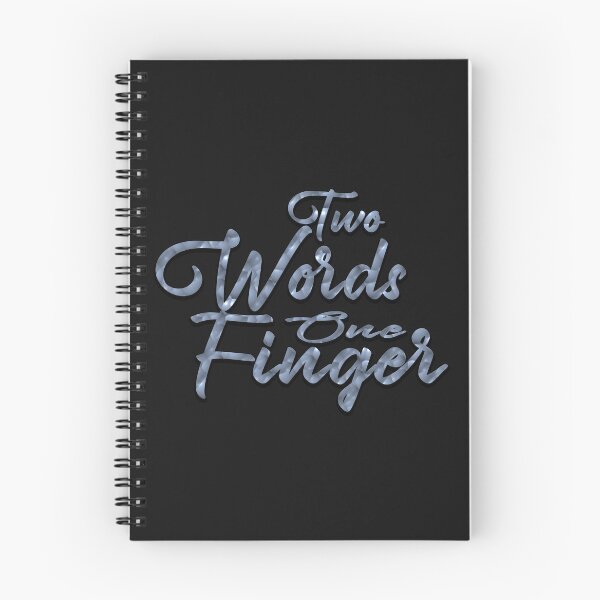Item preview, Two Words One Finger t-shirt  designed and sold by oussimakh.