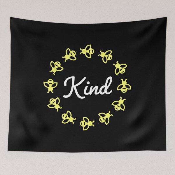 Item preview, Bee Kind - Be Kind - Inspirational Quotes - Motivational Quotes designed and sold by AnyKitty.