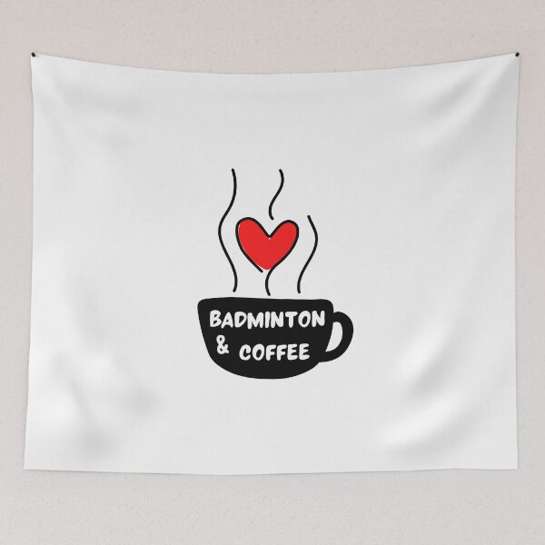 Item preview, Badminton & coffee designed and sold by TheGreenGoat.
