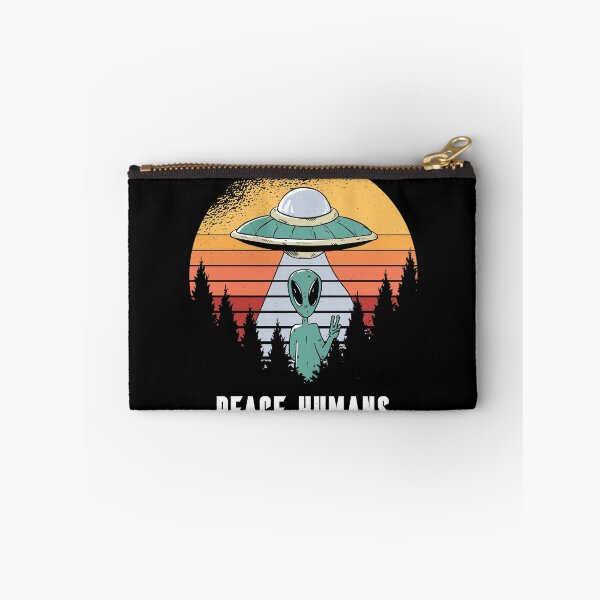 Artikelvorschau, UFO Extraterrestrial Sci-fi Alien Peace Human entworfen und verkauft von Ofca.