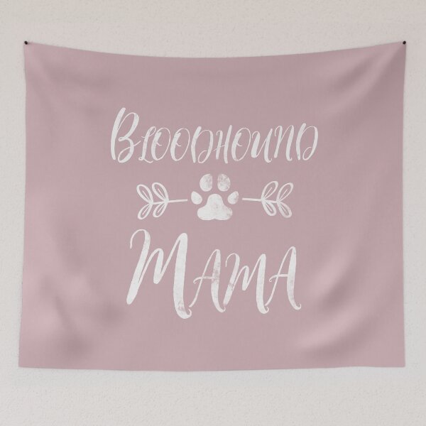 Artikelvorschau, Bloodhound Mama Shirt Bloodhound Liebhaber Besitzer Funny Dog Mom entworfen und verkauft von KuznecovaDesign.