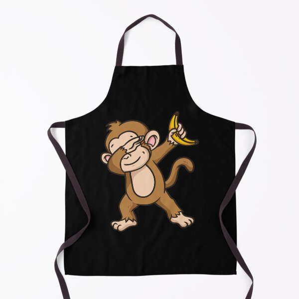 Artikelvorschau, Affen-Bananen-Tupfer entworfen und verkauft von CreativeGiftShp.