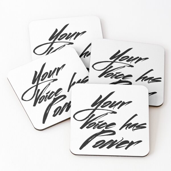 Item preview, YOUR VOICE HAS POWER Text Gifts designed and sold by R.U BOLD.