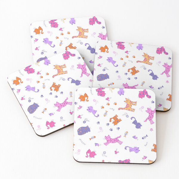 Item preview, Cats Playing 963 designed and sold by Cressidacarr.