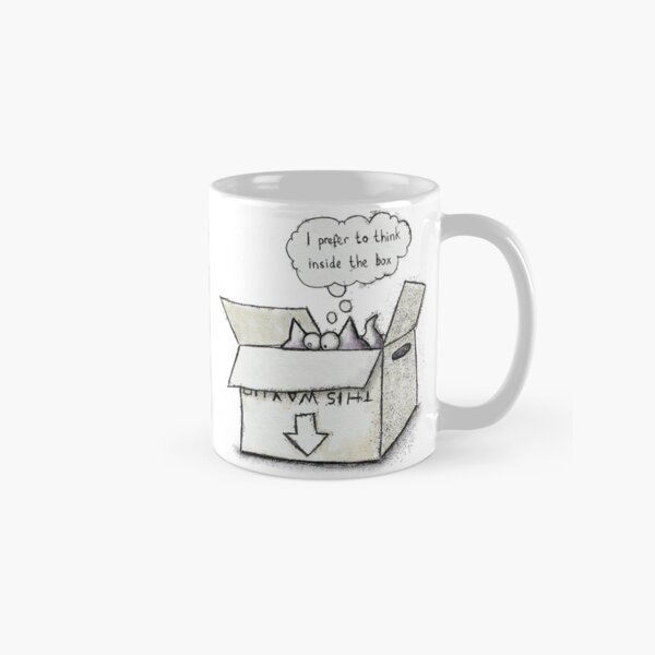 I prefer to think inside the box Classic Mug
