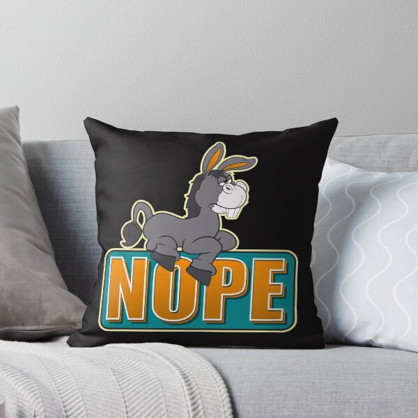 Item preview, funny donkey nope funny gift no fancy designed and sold by JaRiba.