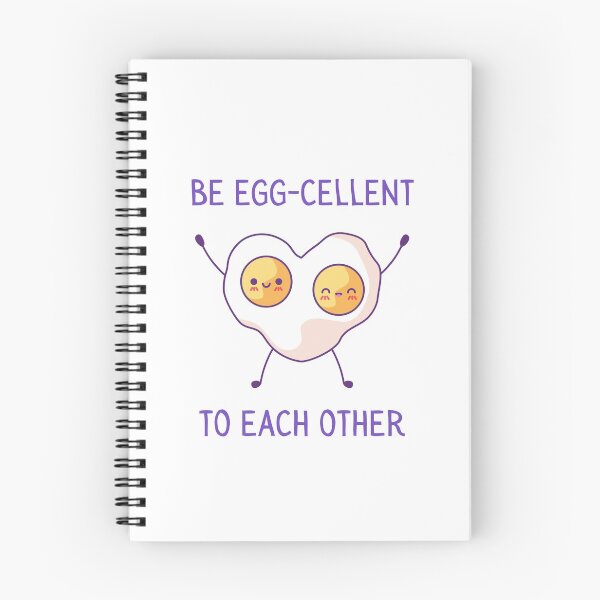 Item preview,  Be Egg-Cellent, Be Excellent, Bill and Ted, Egg Pun (White) designed and sold by GoodMoodFood.