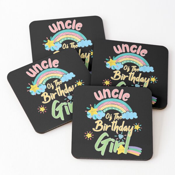 Item preview, Uncle Of The Birthday Girl Rainbow Matching Family designed and sold by shirleyfinley.