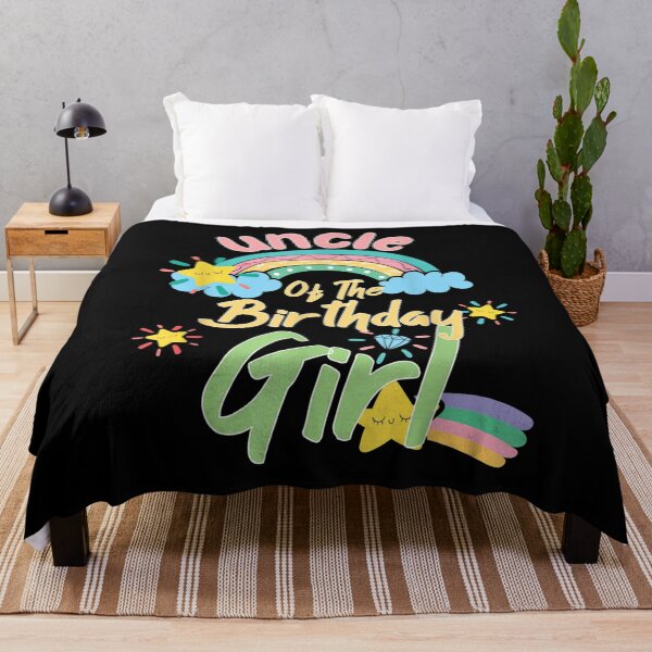 Item preview, Uncle Of The Birthday Girl Rainbow Matching Family designed and sold by shirleyfinley.