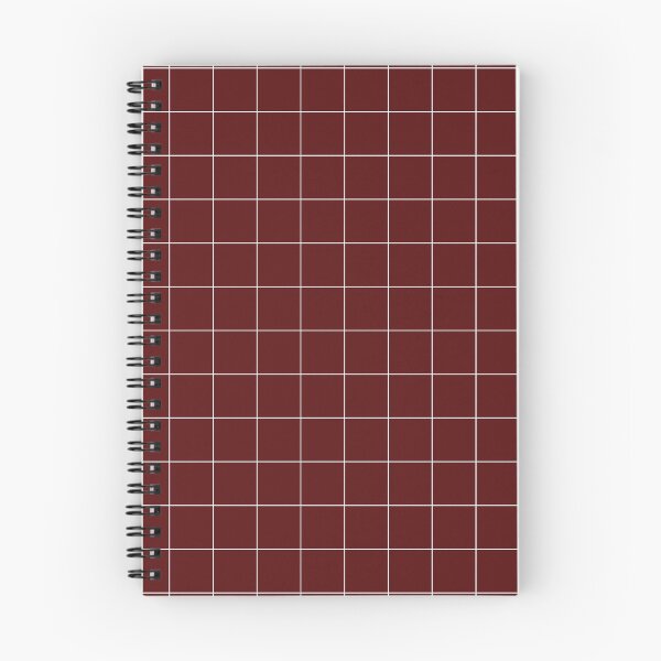 Item preview, Windowpane Check Grid (white/maroon) designed and sold by Design Minds Boutique.