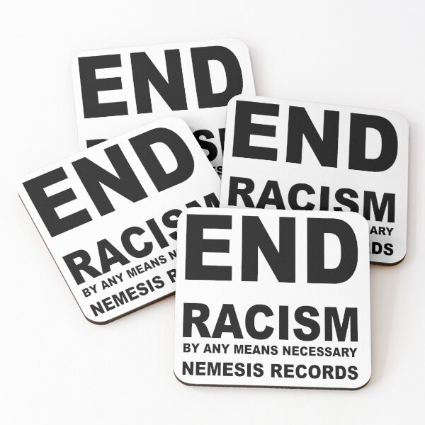 Item preview, END RACISM BY ANY MEANS NECESSARY NEMESIS RECORDS designed and sold by HINDAM4U.