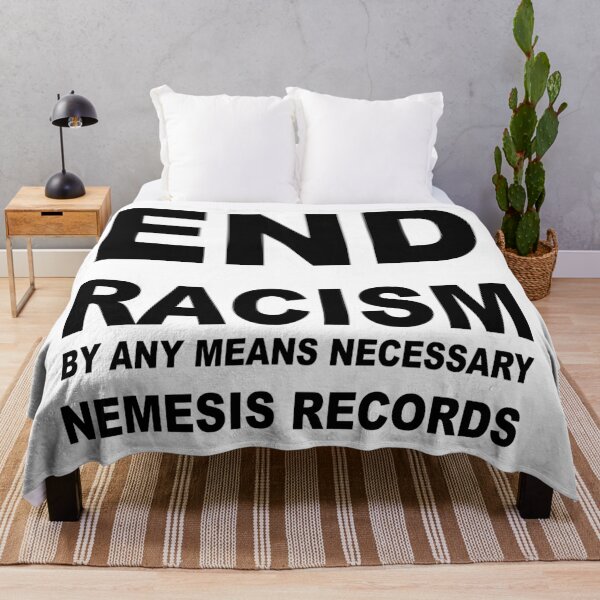 Item preview, END RACISM BY ANY MEANS NECESSARY NEMESIS RECORDS designed and sold by HINDAM4U.