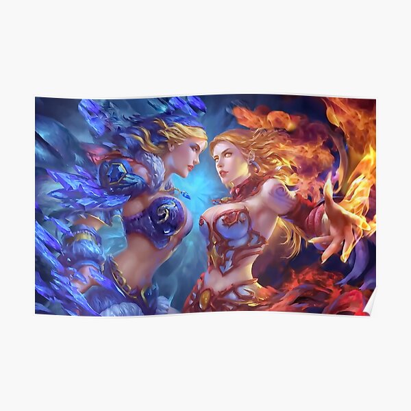 Confrontation of sisters Poster