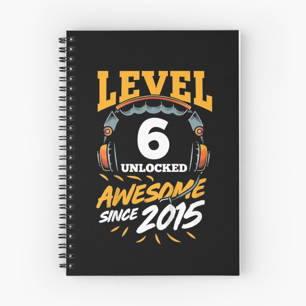 Item preview, Kids 6th Birthday Gift Level 6 Unlocked Awesome Since 2015 Boys designed and sold by shirleyfinley.