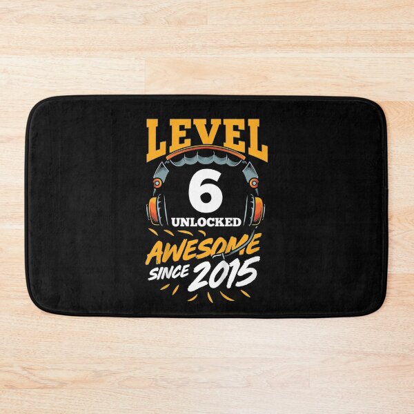 Item preview, Kids 6th Birthday Gift Level 6 Unlocked Awesome Since 2015 Boys designed and sold by shirleyfinley.