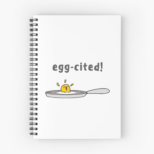 Item preview, Egg-cited, Excited, Egg Pun designed and sold by GoodMoodFood.