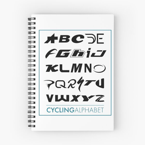Item preview, Cycling brands Alphabet A to Z designed and sold by BlimeyPrints.