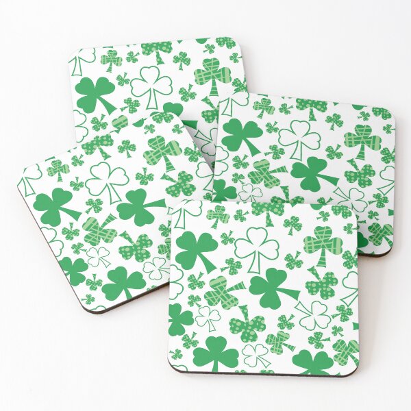Item preview, Dispersión de trébol en blanco para el día de San Patricio designed and sold by Meg M Studio.