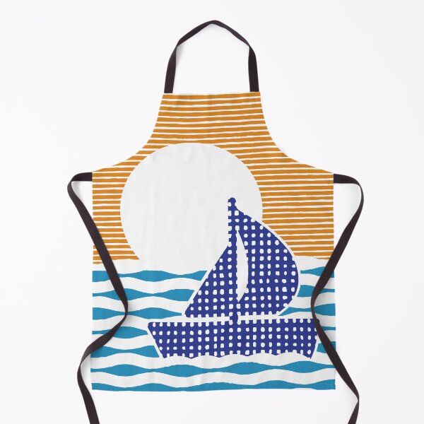 Item preview, Sea Scene Woodblock Print (Colour) designed and sold by STUDIO-72.