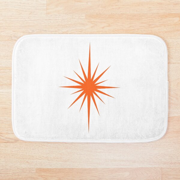 Item preview, Orange Starburst Mid Century Modern designed and sold by Orchard Berry.