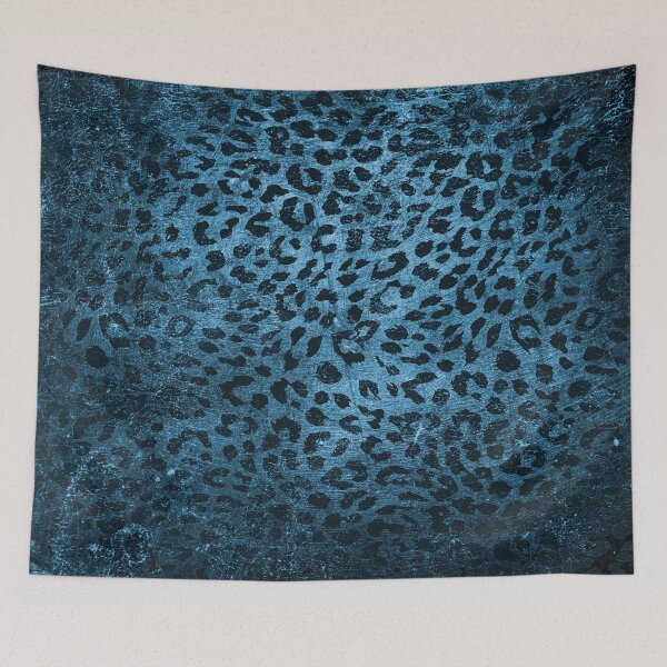 Item preview, Distressed Blue Leopard Print designed and sold by RossWilson12.