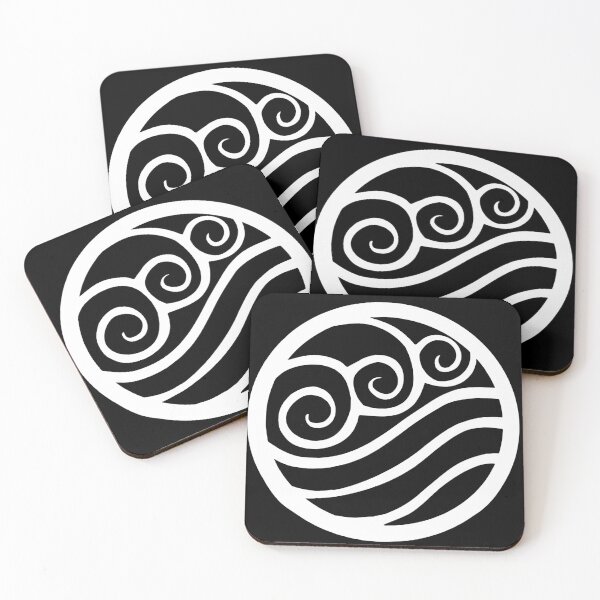 Item preview, Water Tribe Icon-Black designed and sold by Friend of Frogs.
