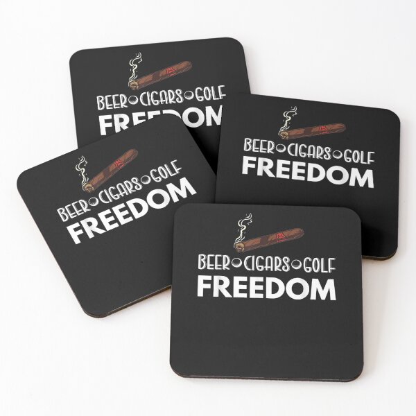 Item preview, Beer Golf Cigars Freedom Cigarlove Gift designed and sold by shirleyfinley.