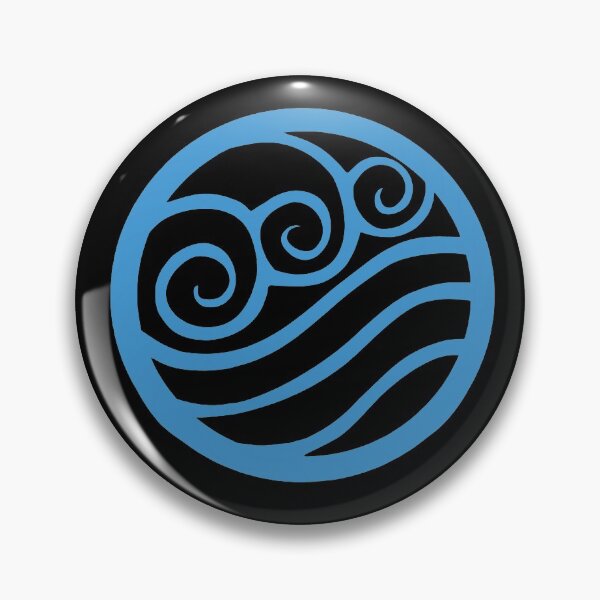 Item preview, Water Tribe Icon-Black/Blue designed and sold by Friend of Frogs.