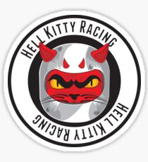 HKR - black on white Sticker