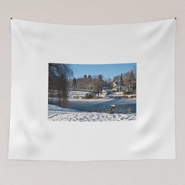 Item preview, Boat House Bridge on Christmas day designed and sold by Matt Sillence.