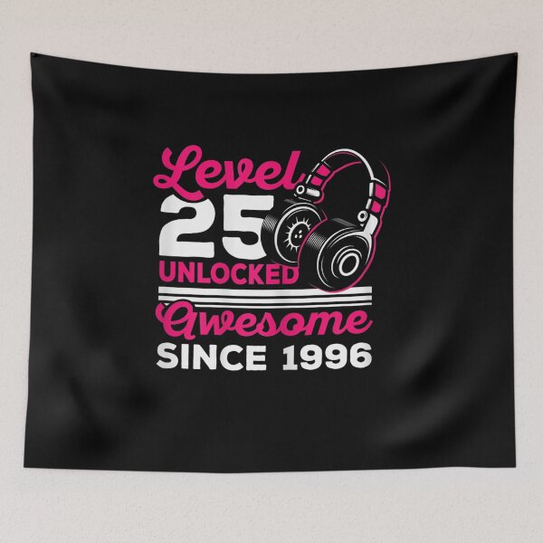 Item preview, Womens Gamer Girl 25 Awesome Since 1996 Video Game 25th Birthday designed and sold by shirleyfinley.