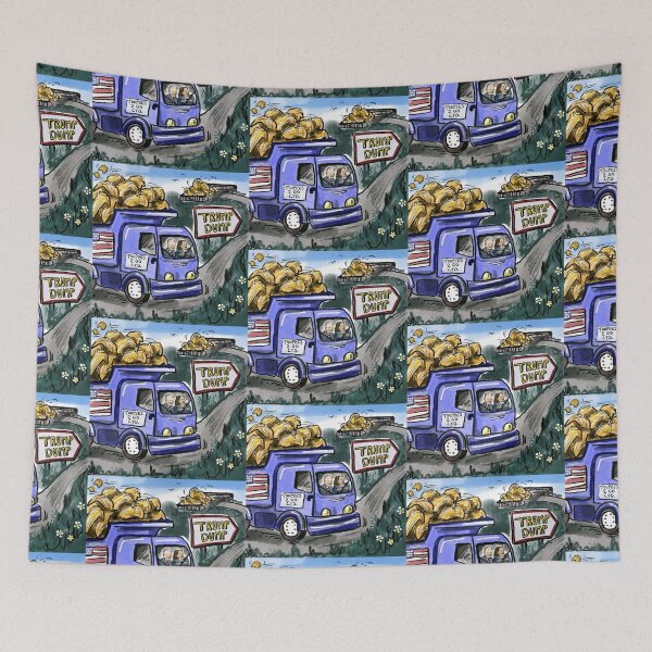 Item preview, Trump Dump: daily doodle design designed and sold by Hannah's  Doodles.