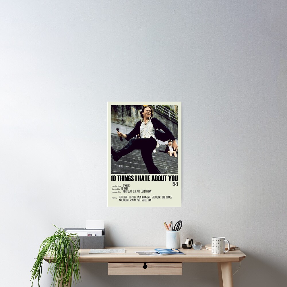 Movies Similar To 10 Things I Hate About You "10 Things I Hate About You Alternative Poster Art Movie Large (3