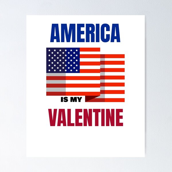 Artikelvorschau, AMERIKA IST MEIN VALENTIN entworfen und verkauft von 30-Merch.