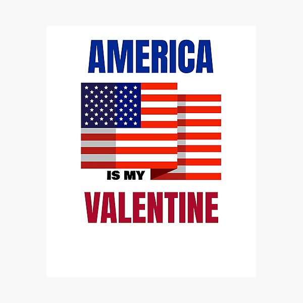 Artikelvorschau, AMERIKA IST MEIN VALENTIN entworfen und verkauft von 30-Merch.