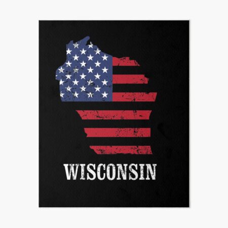 Michigan State, State Outline with distressed USA flag Art Board Print for  Sale by InkyJack