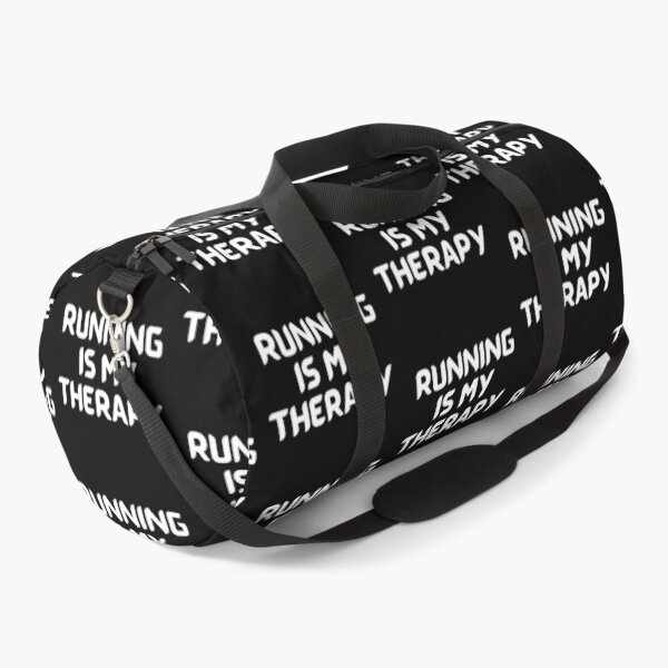 Item preview, Running Is My Therapy In White designed and sold by Indra Agrawal.