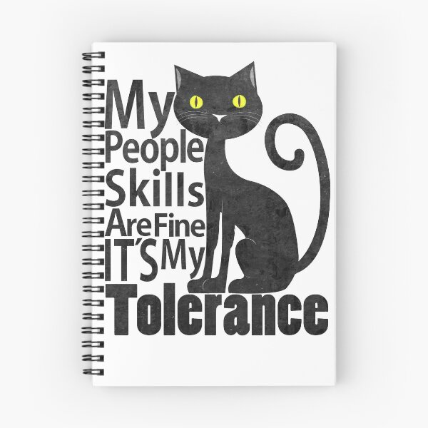 Item preview, Copy of My People Skills Are Fine It S My Tolerance introvert funny cat. designed and sold by Rajpramanik.